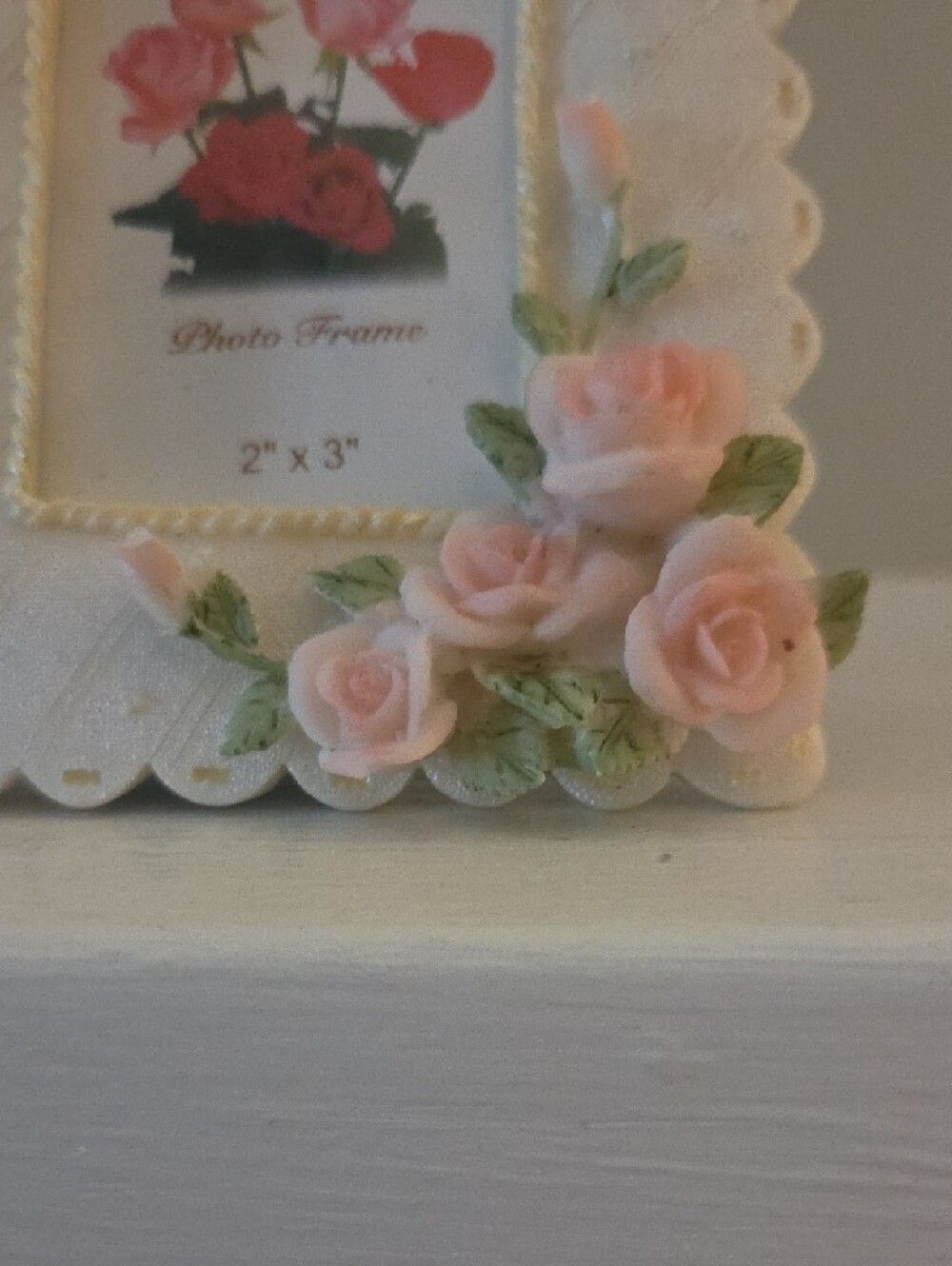 Ceramic Floral Photo Frame - Picture 2 of 8